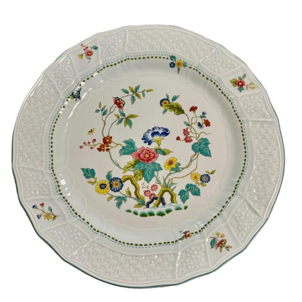 6 Vintage Antique Fine China Chelsea by MIKASA Dinner Plates Japanese porcelain